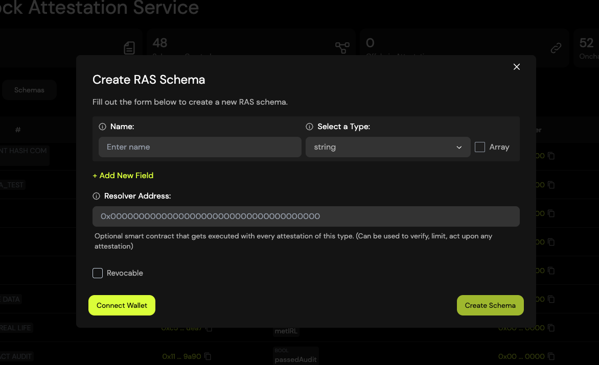 Create Schema